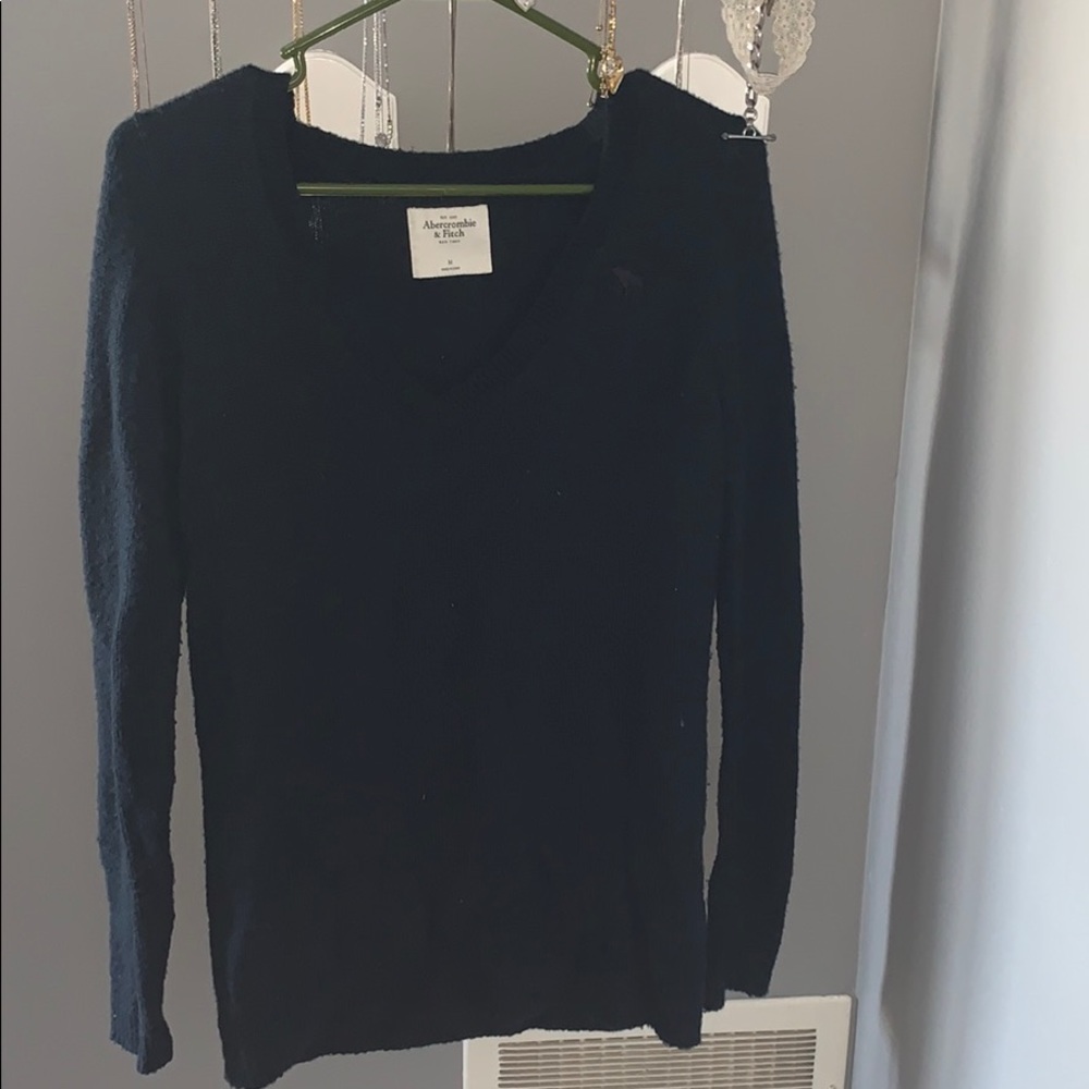 Abercrombie & Fitch Dark Blue Sweater